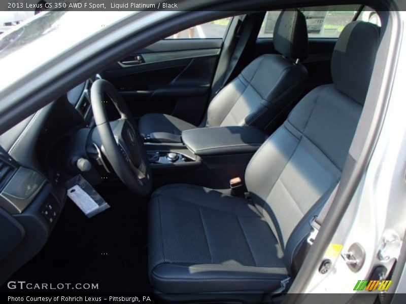 Liquid Platinum / Black 2013 Lexus GS 350 AWD F Sport