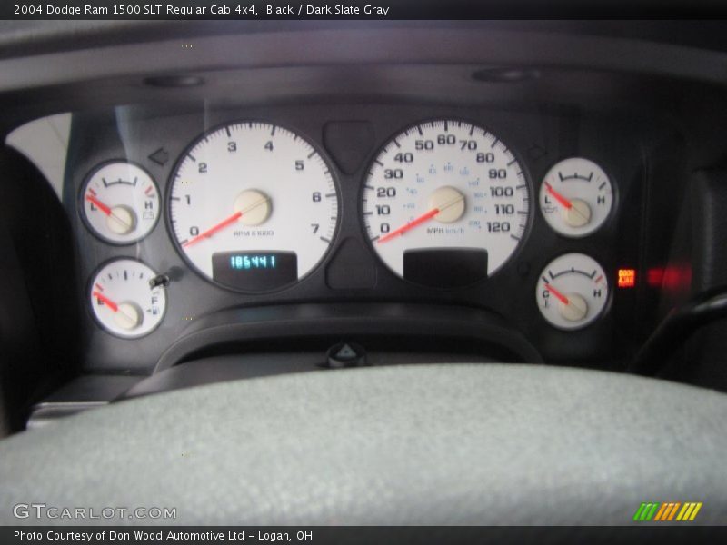 Black / Dark Slate Gray 2004 Dodge Ram 1500 SLT Regular Cab 4x4