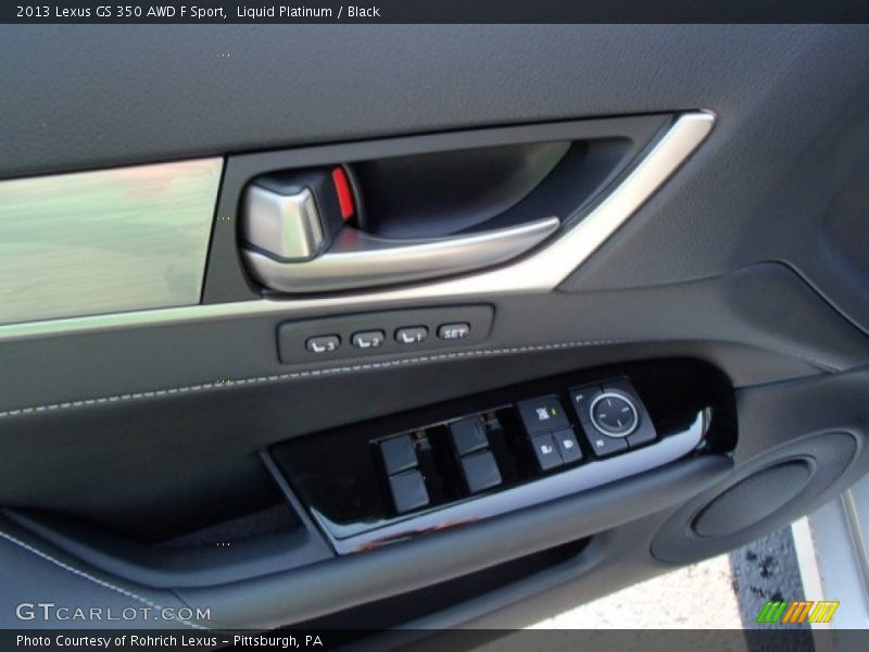 Liquid Platinum / Black 2013 Lexus GS 350 AWD F Sport