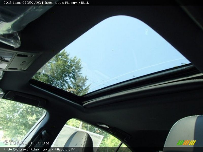 Liquid Platinum / Black 2013 Lexus GS 350 AWD F Sport