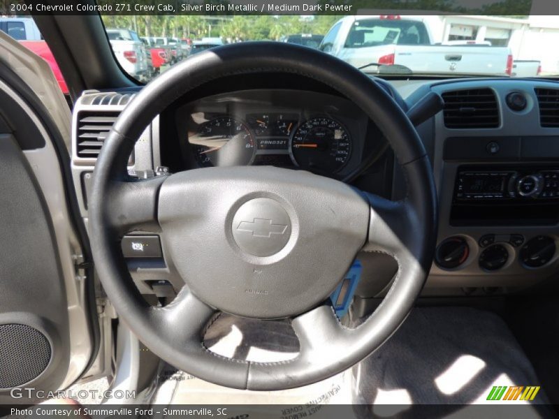 Silver Birch Metallic / Medium Dark Pewter 2004 Chevrolet Colorado Z71 Crew Cab