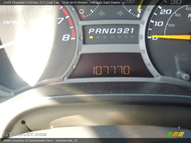 Silver Birch Metallic / Medium Dark Pewter 2004 Chevrolet Colorado Z71 Crew Cab