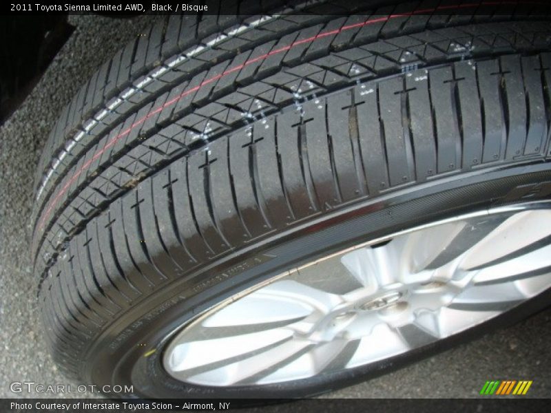 Black / Bisque 2011 Toyota Sienna Limited AWD