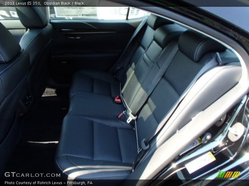 Obsidian Black / Black 2013 Lexus ES 350