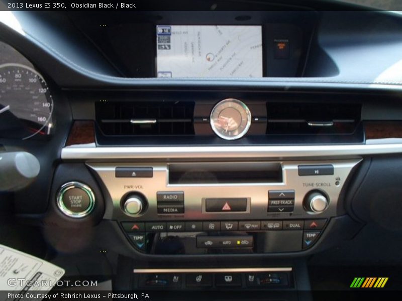 Obsidian Black / Black 2013 Lexus ES 350