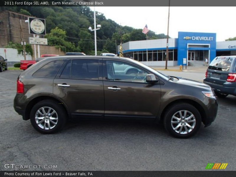 Earth Metallic / Charcoal Black 2011 Ford Edge SEL AWD