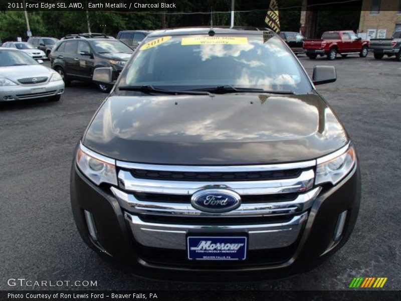 Earth Metallic / Charcoal Black 2011 Ford Edge SEL AWD