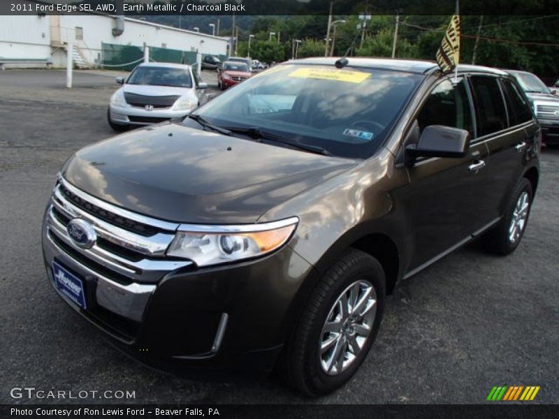 Earth Metallic / Charcoal Black 2011 Ford Edge SEL AWD