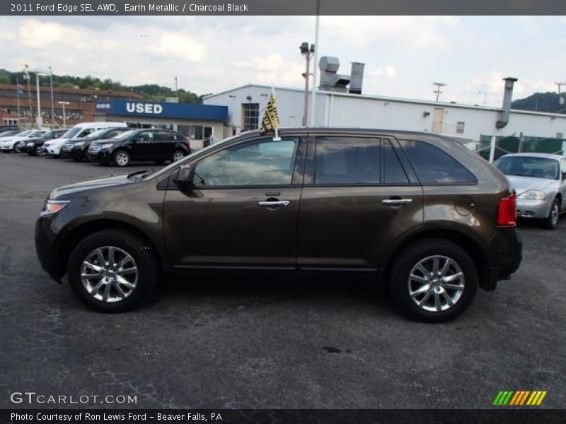 Earth Metallic / Charcoal Black 2011 Ford Edge SEL AWD