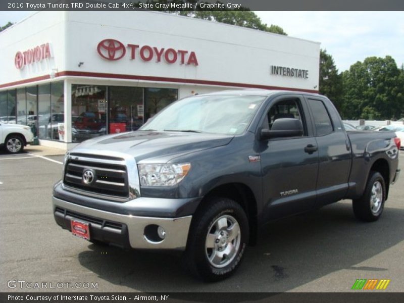 Slate Gray Metallic / Graphite Gray 2010 Toyota Tundra TRD Double Cab 4x4