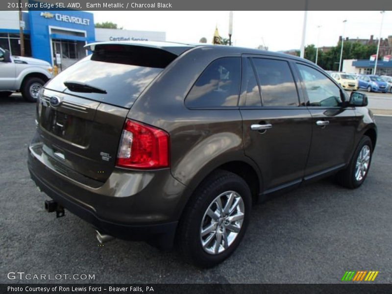 Earth Metallic / Charcoal Black 2011 Ford Edge SEL AWD