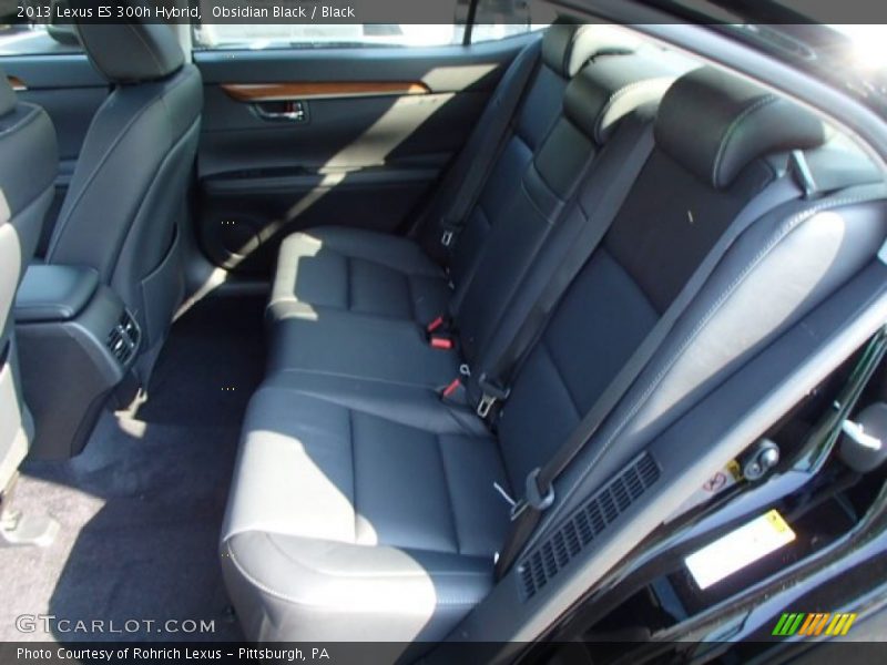 Obsidian Black / Black 2013 Lexus ES 300h Hybrid