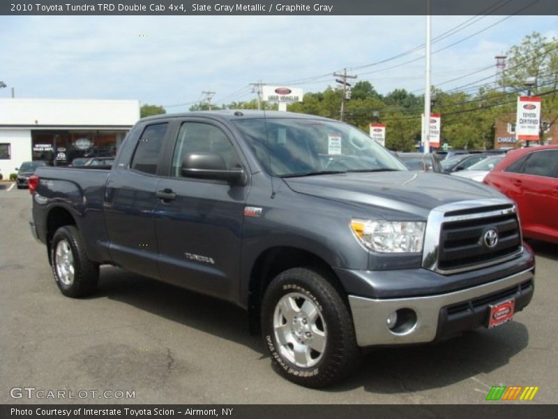 Slate Gray Metallic / Graphite Gray 2010 Toyota Tundra TRD Double Cab 4x4