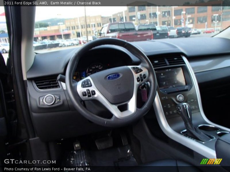 Earth Metallic / Charcoal Black 2011 Ford Edge SEL AWD