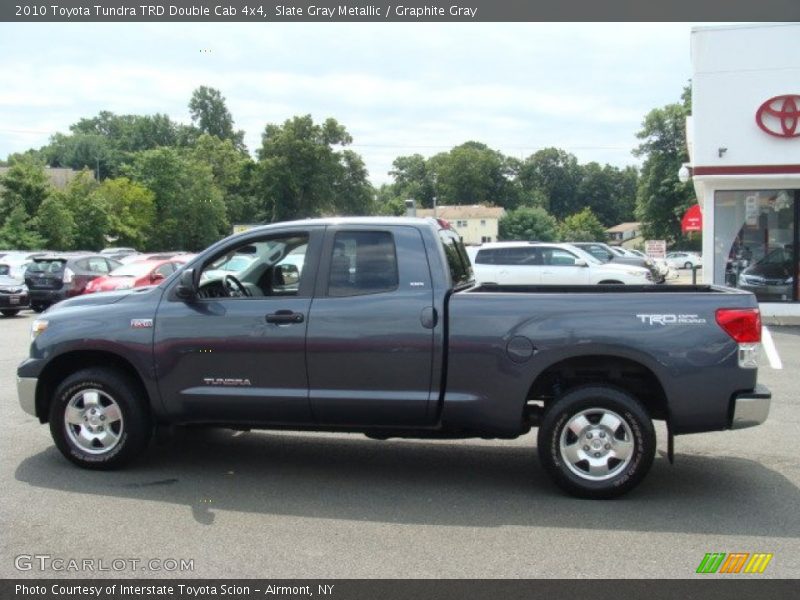 Slate Gray Metallic / Graphite Gray 2010 Toyota Tundra TRD Double Cab 4x4