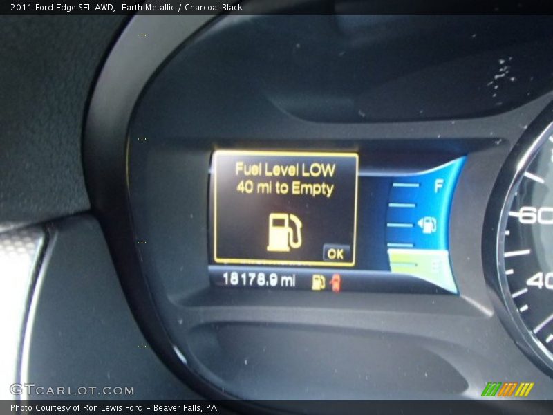 Earth Metallic / Charcoal Black 2011 Ford Edge SEL AWD
