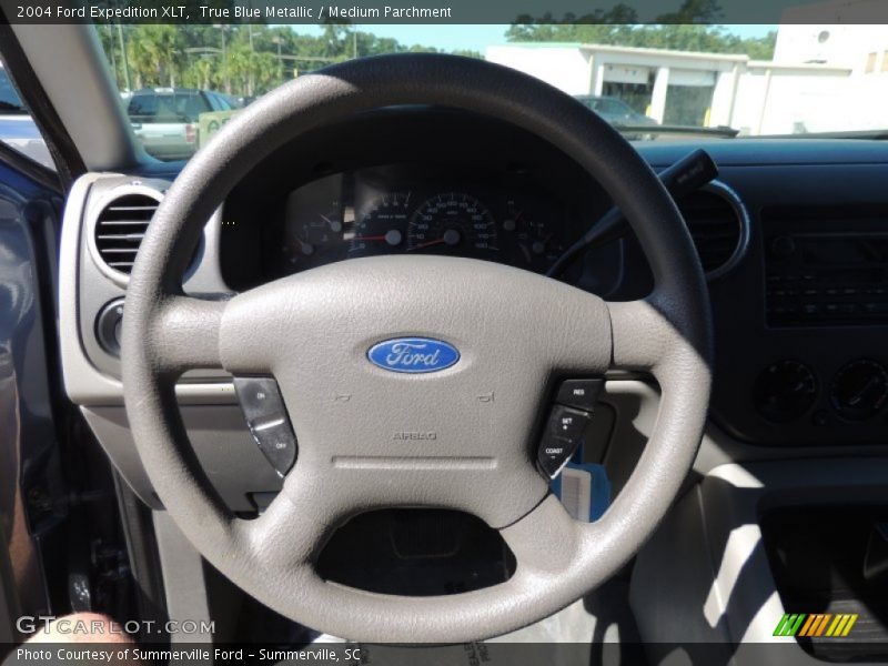 True Blue Metallic / Medium Parchment 2004 Ford Expedition XLT