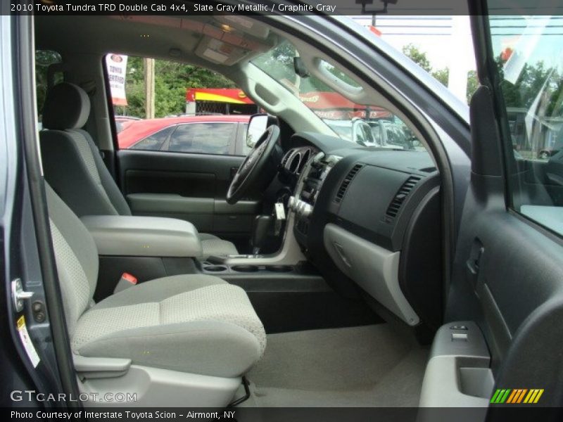 Slate Gray Metallic / Graphite Gray 2010 Toyota Tundra TRD Double Cab 4x4