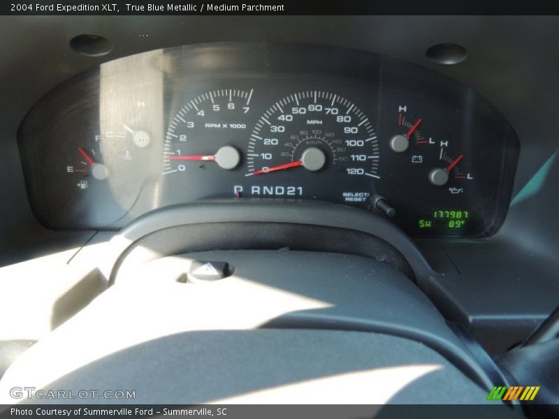 True Blue Metallic / Medium Parchment 2004 Ford Expedition XLT