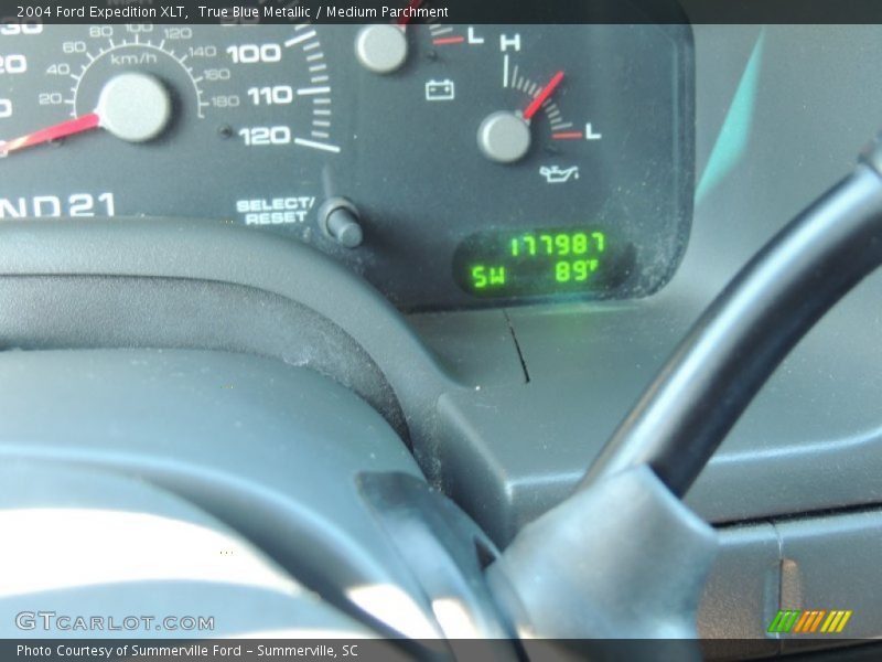 True Blue Metallic / Medium Parchment 2004 Ford Expedition XLT