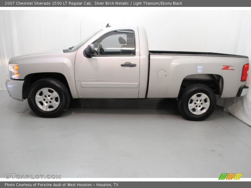 Silver Birch Metallic / Light Titanium/Ebony Black 2007 Chevrolet Silverado 1500 LT Regular Cab