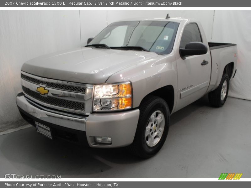 Silver Birch Metallic / Light Titanium/Ebony Black 2007 Chevrolet Silverado 1500 LT Regular Cab