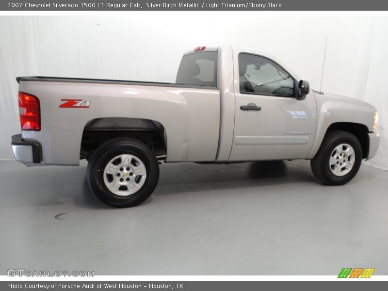 Silver Birch Metallic / Light Titanium/Ebony Black 2007 Chevrolet Silverado 1500 LT Regular Cab