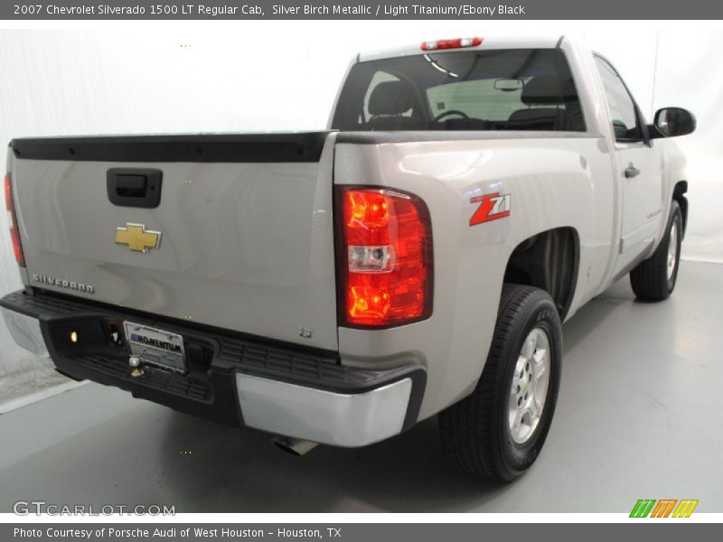 Silver Birch Metallic / Light Titanium/Ebony Black 2007 Chevrolet Silverado 1500 LT Regular Cab