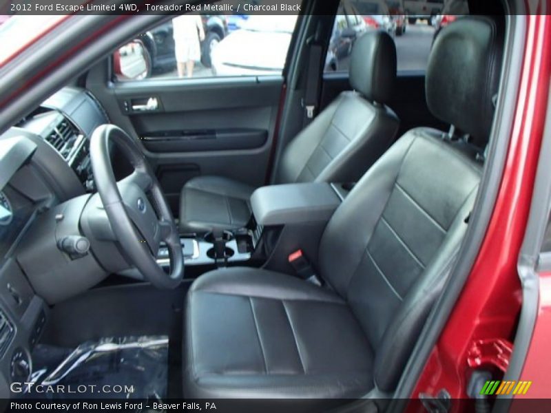Toreador Red Metallic / Charcoal Black 2012 Ford Escape Limited 4WD
