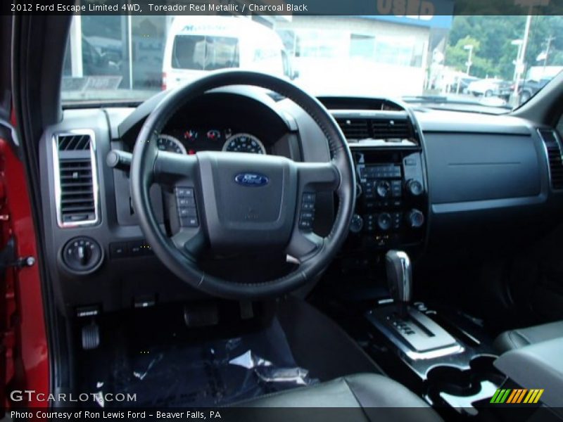 Toreador Red Metallic / Charcoal Black 2012 Ford Escape Limited 4WD