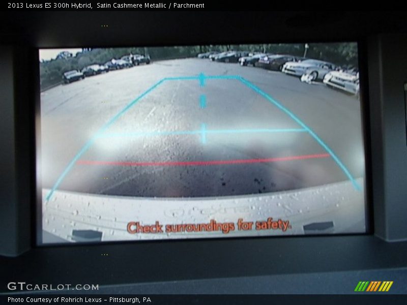 Satin Cashmere Metallic / Parchment 2013 Lexus ES 300h Hybrid