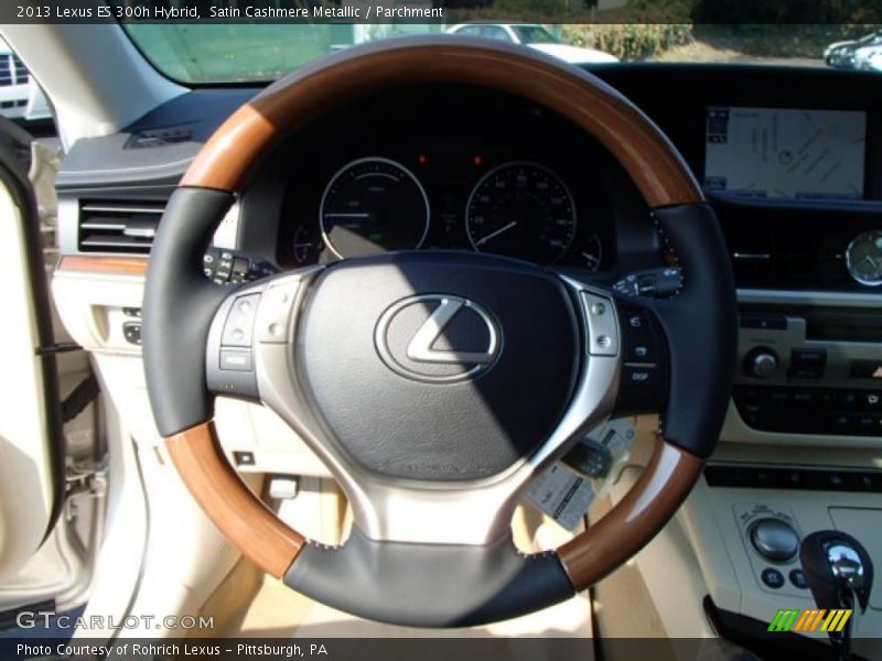 Satin Cashmere Metallic / Parchment 2013 Lexus ES 300h Hybrid
