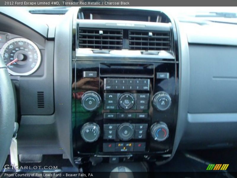 Toreador Red Metallic / Charcoal Black 2012 Ford Escape Limited 4WD