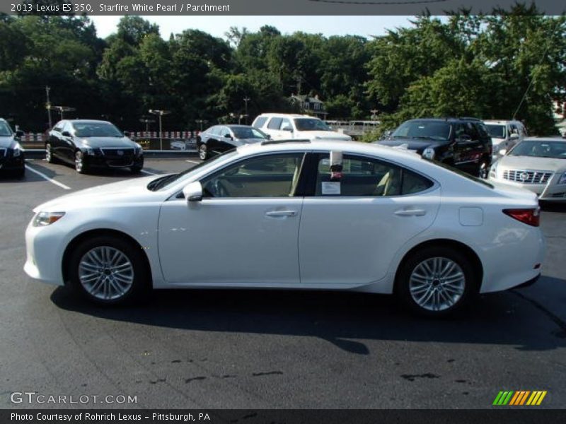 Starfire White Pearl / Parchment 2013 Lexus ES 350