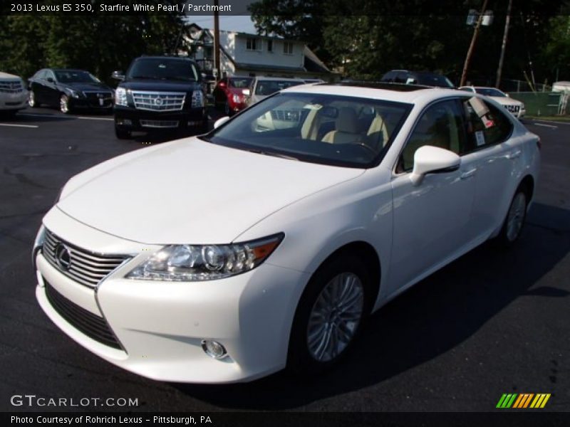 Starfire White Pearl / Parchment 2013 Lexus ES 350
