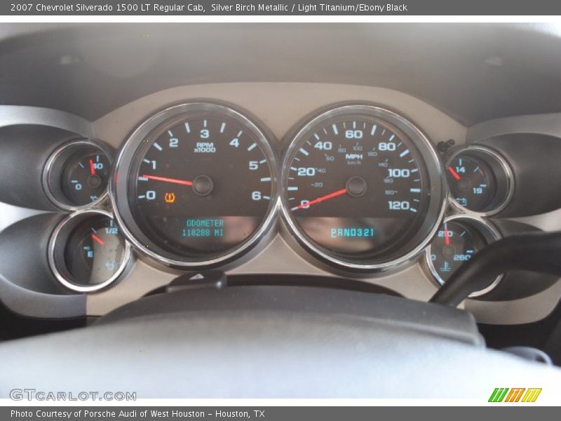Silver Birch Metallic / Light Titanium/Ebony Black 2007 Chevrolet Silverado 1500 LT Regular Cab