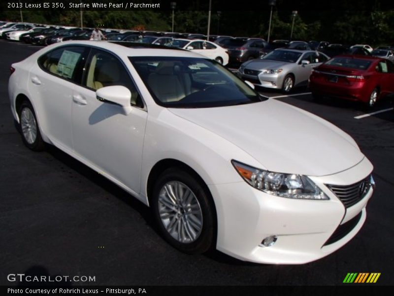 Starfire White Pearl / Parchment 2013 Lexus ES 350