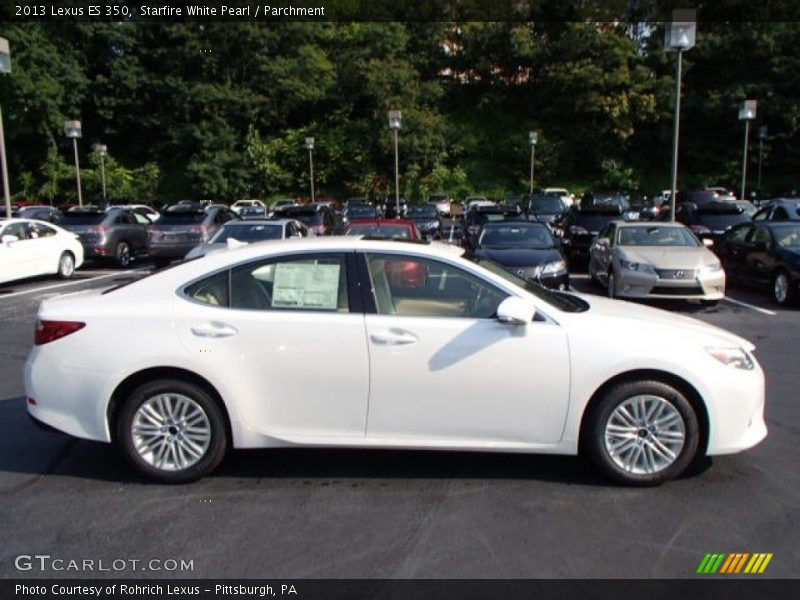 Starfire White Pearl / Parchment 2013 Lexus ES 350