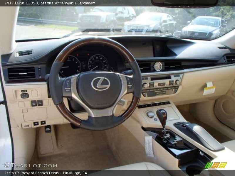 Starfire White Pearl / Parchment 2013 Lexus ES 350