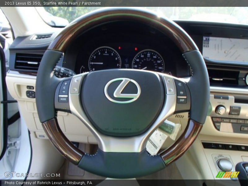 Starfire White Pearl / Parchment 2013 Lexus ES 350