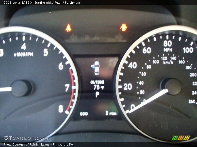 Starfire White Pearl / Parchment 2013 Lexus ES 350