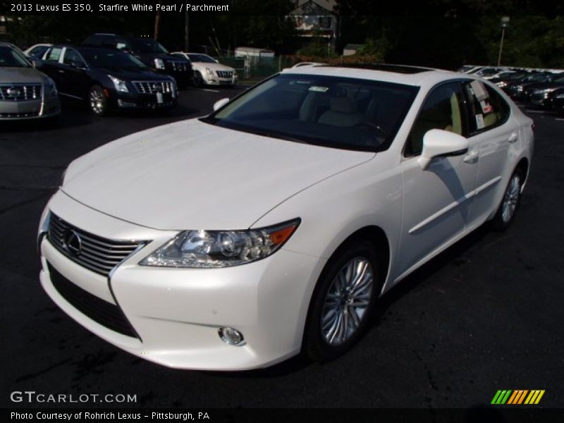 Starfire White Pearl / Parchment 2013 Lexus ES 350