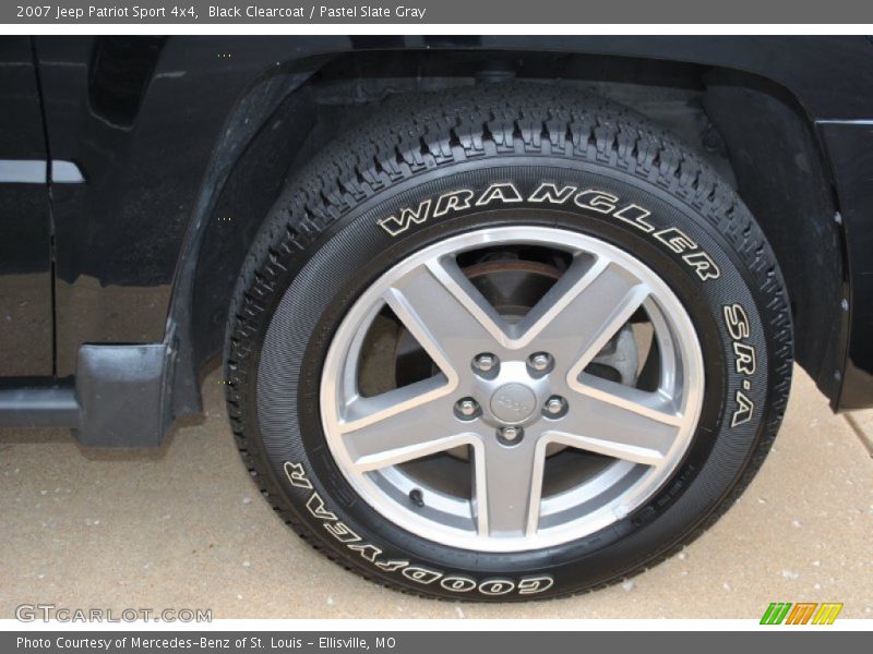 Black Clearcoat / Pastel Slate Gray 2007 Jeep Patriot Sport 4x4