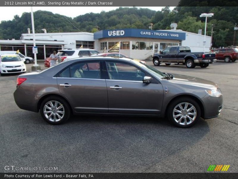 Sterling Gray Metallic / Dark Charcoal 2012 Lincoln MKZ AWD