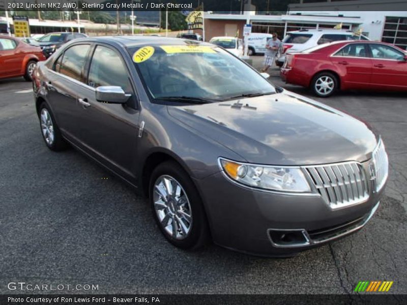 Sterling Gray Metallic / Dark Charcoal 2012 Lincoln MKZ AWD