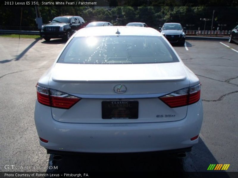Starfire White Pearl / Parchment 2013 Lexus ES 350