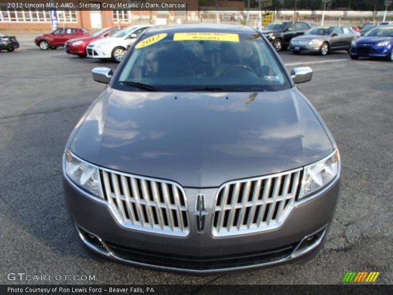 Sterling Gray Metallic / Dark Charcoal 2012 Lincoln MKZ AWD