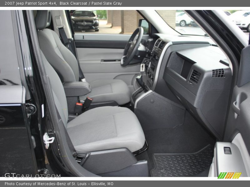 Black Clearcoat / Pastel Slate Gray 2007 Jeep Patriot Sport 4x4