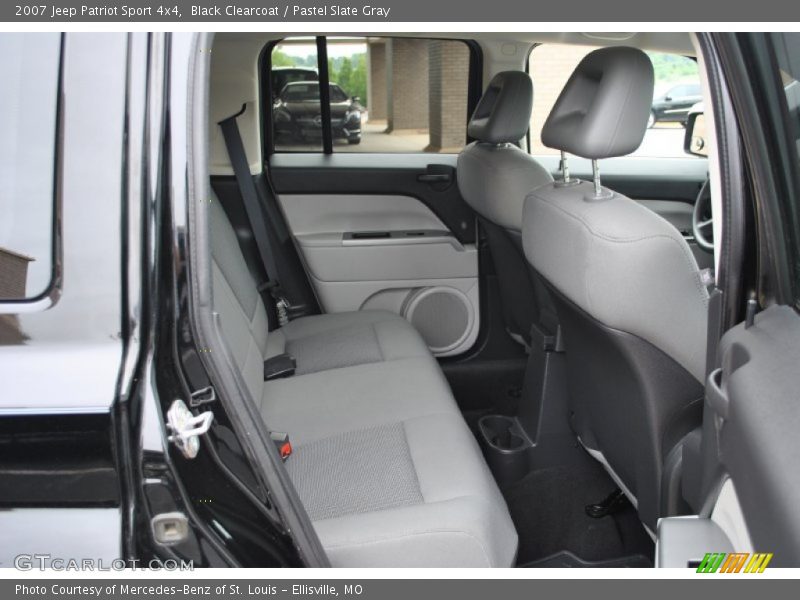 Black Clearcoat / Pastel Slate Gray 2007 Jeep Patriot Sport 4x4