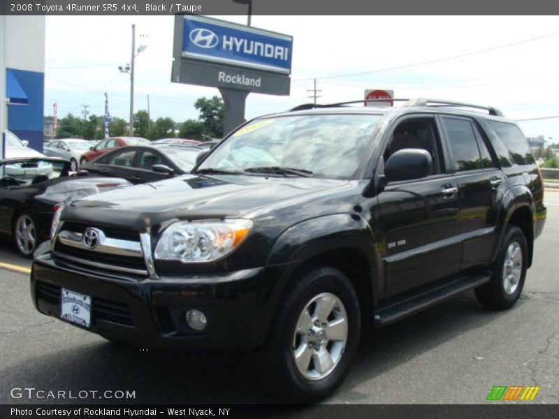 Black / Taupe 2008 Toyota 4Runner SR5 4x4